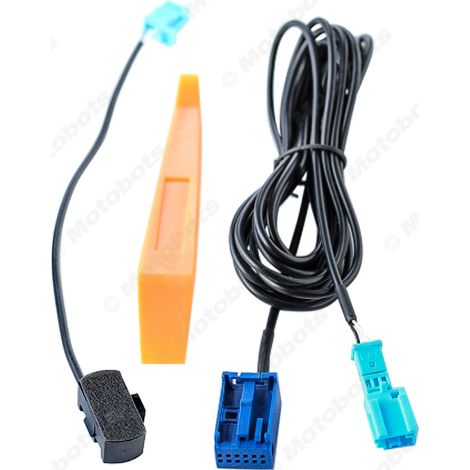Câble AUX pour voiture compatible avec Peugeot 307, 308, 408, Citroën C4, Civic C5, câble microphone Bluetooth RD45 (1/4)