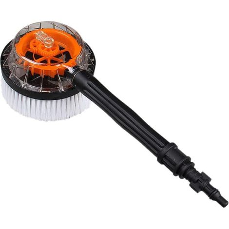 Brosse ronde adaptée au nettoyeur haute pression K2//K4/K5/K6/K7, nettoyeur haute pression, lavage à l'eau, brosse à poils durs (1/5)
