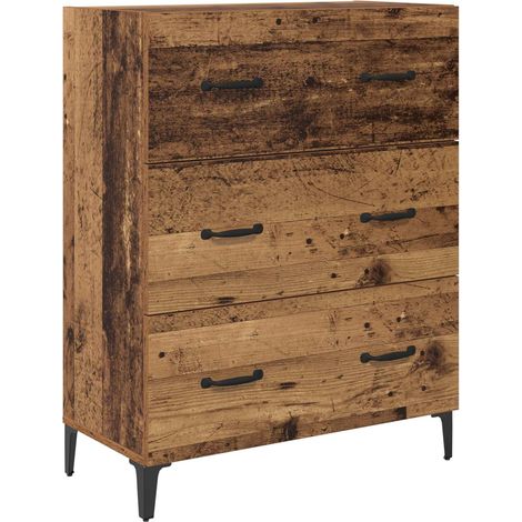 Maison Exclusive - Vitrina con cajón Madera vieja 69,5 x 34 x 90