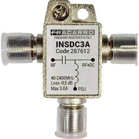 Inseritore Di Alimentazione Dc 3A Insdc3A ( FRACARRO cod. 287612 )