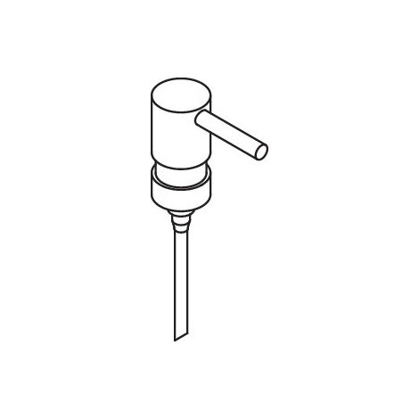 HEWI 950.06.E05 Tête de pompe blanc mat (1/2)