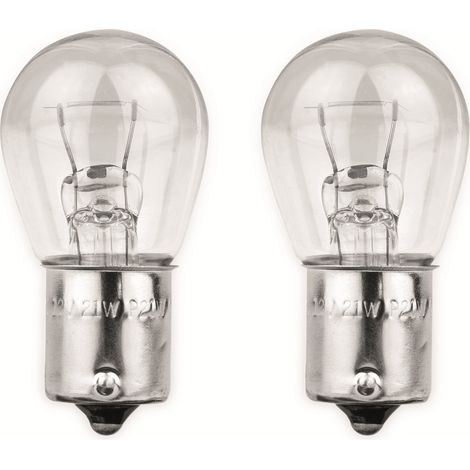 EUFAB Ampoule automobile 12 V, 21 W, BA15S, 2 pièces