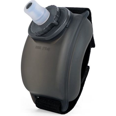 Botella de agua para correr en la muñeca，200 ml，11,6 x 9,3 x 7,1 cm，Botella deportiva para fitness y ciclismo，Mochila de hidratación portátil (1/5)