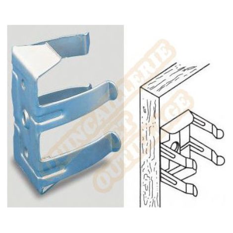 CLIPS DE FIJACIÓN DE 55 MM PARA SOPORTE DE MADERA - MANART - 201-55 NUESTRA SELECCIÓN