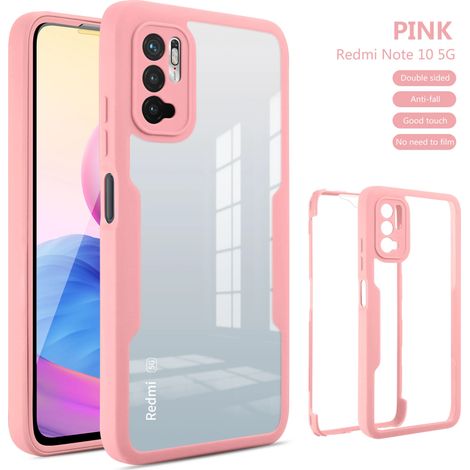(Xiaomi 11 rose) Protection d'écran à 360° et coque arrière rigide (1/5)