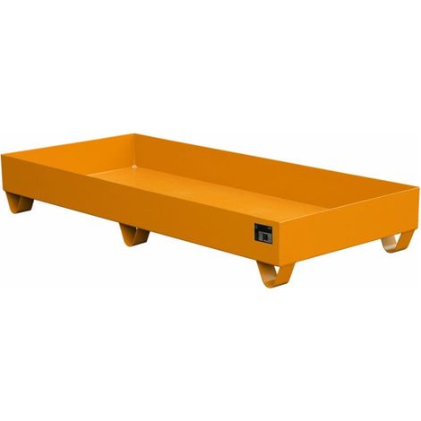 Bauer Südlohn Bac de récupération 2048, peint, orange jaune