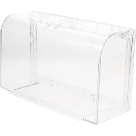 Para todo tipo de clima - Protege enchufes y tomas de corriente exteriores - Transparente - Carcasa a prueba de salpicaduras - Cubierta protectora (1/5)