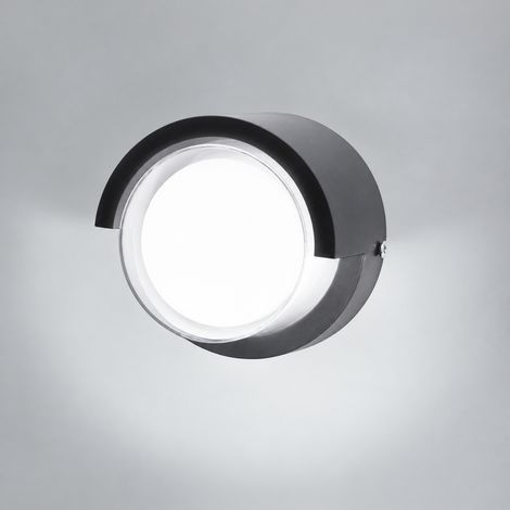 Applique murale LED moderne ronde lumière blanche 6500K, 11 × 11 × 8,5 cm, 200 g, éclairage intérieur chambre couloir escalier, interrupteur mural – Livraison gratuite