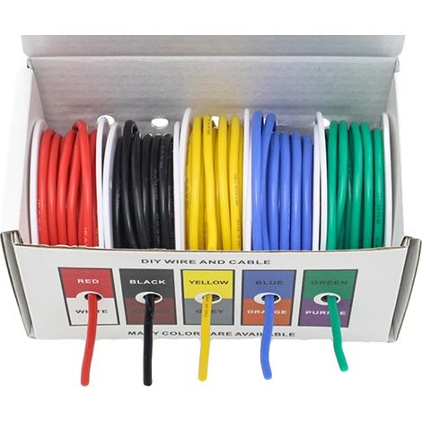 Kabelbaum, hochhitze-resistent, flexibles Design, 26 AWG 50m (1/2)