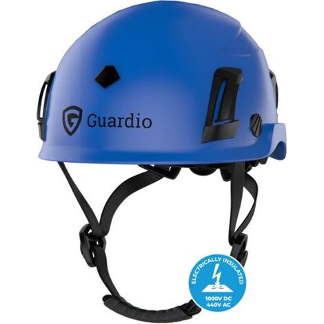 Elektrisch isolierter Schutzhelm guardio armet volt blau