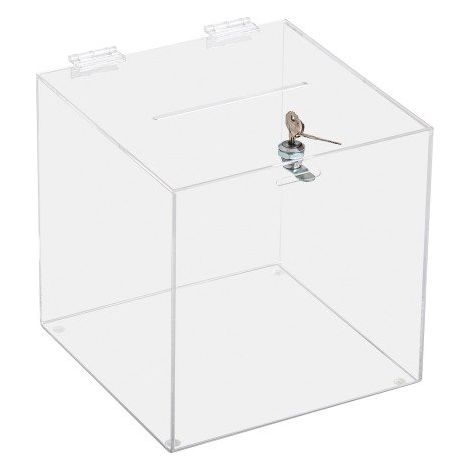 Urne transparente 25 x 25 cm - Maxiburo (1/2)