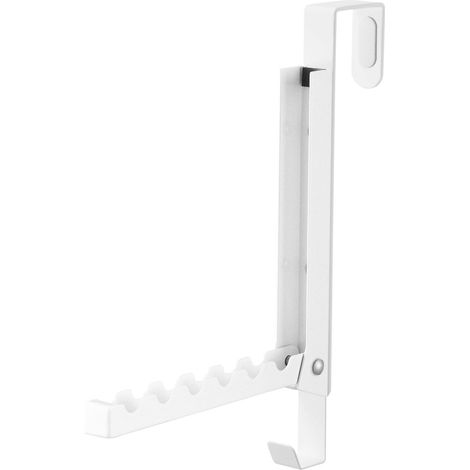 Home Smart Appendiabiti pieghevole per corridoio o camera da letto – 2 ganci – Acciaio