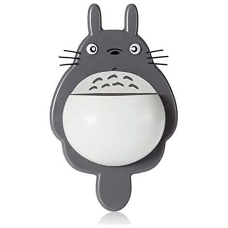Accueil Salle de bain Totoro Brosse à dents Porte-dentifrice, Supports de rangement à ventouse et supports muraux Étagères de salle de bain (B) (1/4)