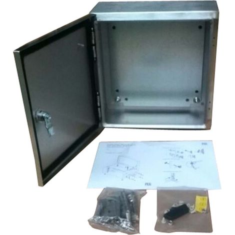 Coffret mural RS PRO en Acier inoxydable 304 dim. ext. 400 x 300 x 150mm, IP66 ( Prix pour 1 )