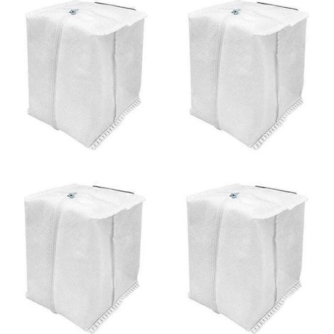 Pack of 4 reusable bags for I, S and J series vacuum cleaners, replacement bags for vacuum cleaners - AquaForge