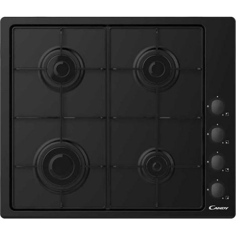 Candy CHW6LBB Gaskochfeld schwarz 4 Kochzonen (1/8)