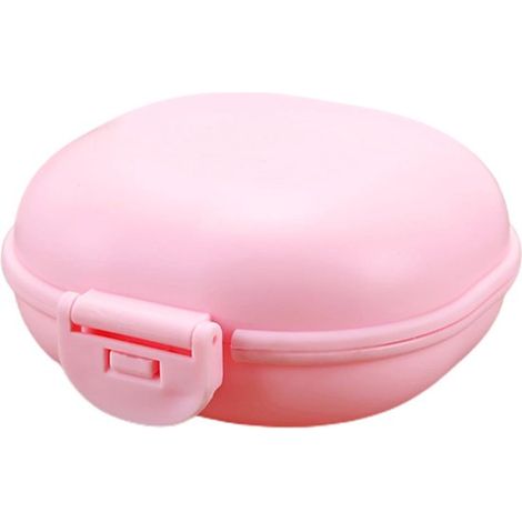 Jabonera de baño,Contenedor de jabón,Almacenamiento para la ducha,Jabonera cuadrada pequeña,impermeable y a prueba de fugas con cierre hermético (1/4)