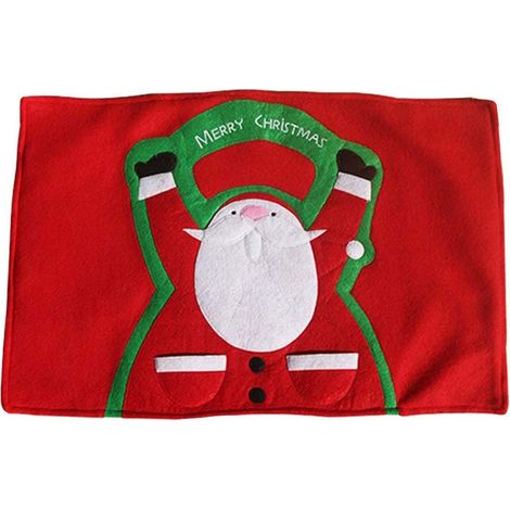 Sets de table de Noël, dessous de verre en forme de coussin, antidérapants et imperméables. (1/4)