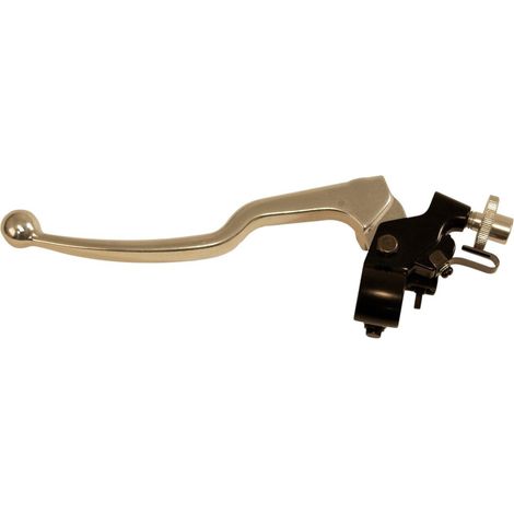 EMGO 2025/02 MANETA DE EMBRAGUE CON SOPORTE (COMPLETA) SUZUKI GSX-R 600 / 750 '96-'05, GSX-R 1000'01-'04, TL 1000 S '97-'01 COLOR PLATA (OEM: 57500-44F10/40F00)