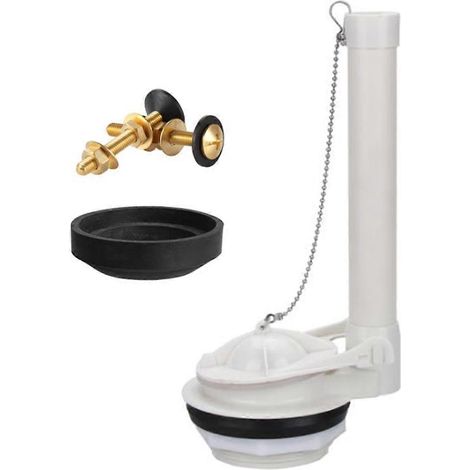 Valve de chasse d'eau pour toilettes, compatible avec les modèles American Standard 4149a/4215a/4260/4266. Comprend le clapet et le joint. (1/5)