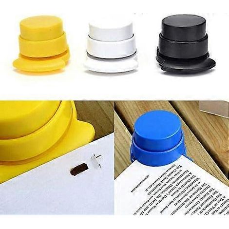 Agrafeuse portable sans agrafes, pour le bureau et la maison, sécurité enfant - Couleur aléatoire (1/5)