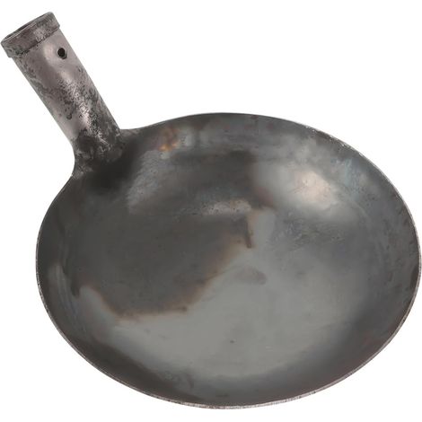 Louche en Métal Noir de Nettoyage Robuste pour Boues et Eaux Usées Usage Professionnel, Settings Industriels, Prise Ergonomique, Retrait des Dépôts (1/5)