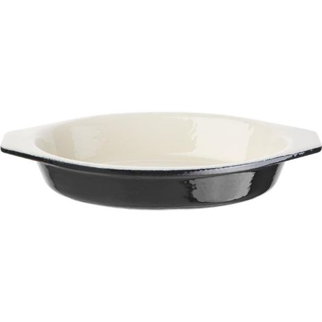 Plat à gratin ovale noir - Vogue 650 ml (1/4)