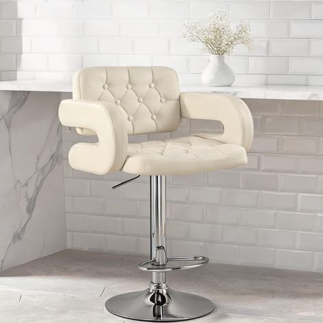 Tabouret de bar réglable de 63,5 à 83,5 cm 61 x 50 x 113 cm (1/5)