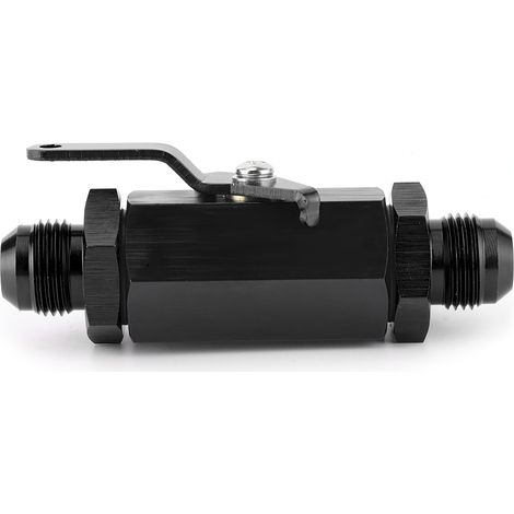 Robinet anti-retour avec coupure Y974 -10AN en alliage d'aluminium, noir, pour conduite de carburant AN10, amélioration auto, pièce de rechange. (1/3)
