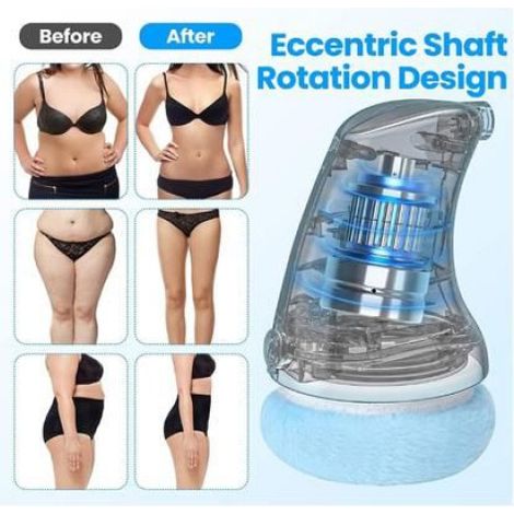 Appareil de massage sculptant le corps, masseur anti-cellulite portable, avec 3 coussinets lavables, resserre la peau, sculpte (1/5)