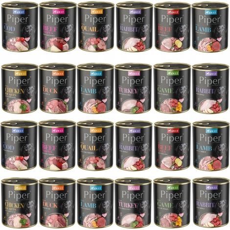 Alimento per cani Dolina Noteci Piper, mix di gusti 24x800g