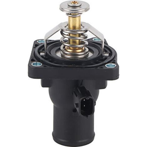 Thermostat and coolant housing, robust plastic and metal spare parts for Opel Astra GTC 2011-2015 and J 2009-2015 (1/4)