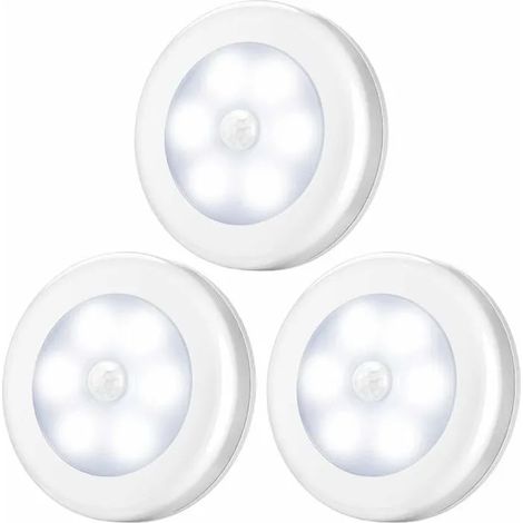 Lampe Détecteur de Mouvement,LED Detecteur Mouvement,Lampe de Placard,Alimenté par Batterie (Non Inclus),pour Odipie (1/4)
