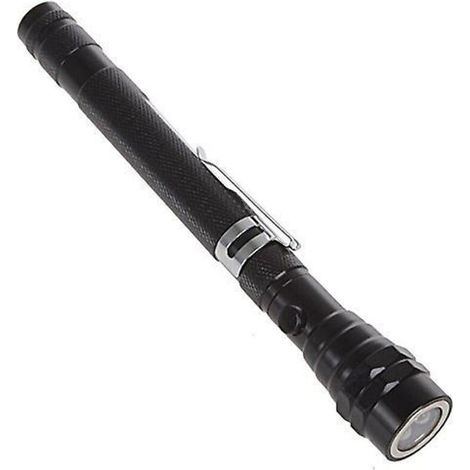 Flexible télescopique magnétique avec 3 lampes de poche LED en métal (1/5)