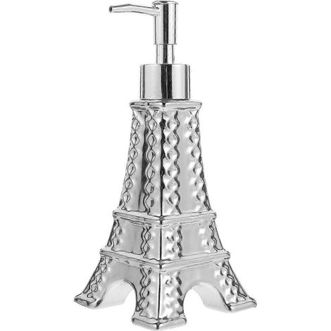 Seifenspender mit nachfüllbarer Flüssigseifenflasche, Eiffelturm-Design fürs Badezimmer - AquaForge (1/4)