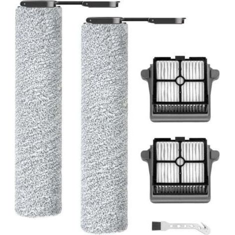 pair Rouleau de brosse de rechange et Filtre HEPA pour Tineco FLOOR ONE S7 Combo / S7 Flashdry/SWITCH S7 aspirateur humide et sec, 2 rouleaux de brosse + 2 filtres + 1 brosse de nettoyage (1/3)