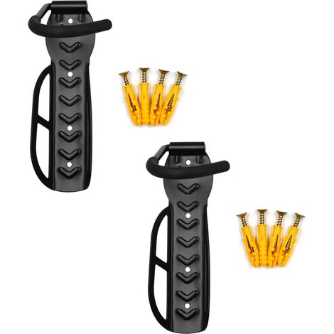 Lot von 2 Häkel-Mauerwerken für Fahrräder, Unterstützung für Fahrräder, Garage, Schwerlast, Fahrradaufhängung für Garage, Innenbereich für Fahrräder (1/5)