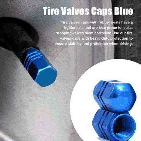 Tappi per valvole pneumatici auto, tappi universali per aria compressa, stelo in lega di alluminio per auto, SUV, camion, motociclette, biciclette
