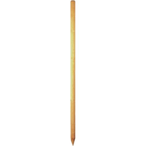 Baumpfahl grün 10 x 250 cm gefräst, gefast, gespitzt