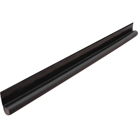 Black 96cm Single Sided Door Bottom with Self Adhesive Seal Weather Stripping Door Seal Strip Draft Stopper Weather Stripping Door Seal Strip (1/5)