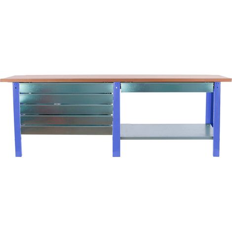 Banco de trabajo SIMONWORK (86,5x210x75cm) AZUL Y HAYA (1/3)