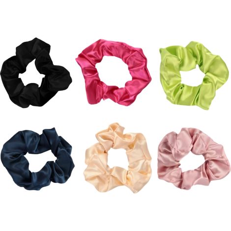 Élastique à cheveux en satin Donegal (1 pièce) (1/2)