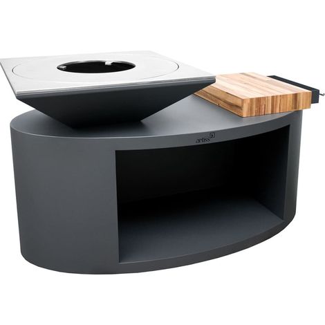 Brasero G3 Graphite plaque acier carbone - Artiss
