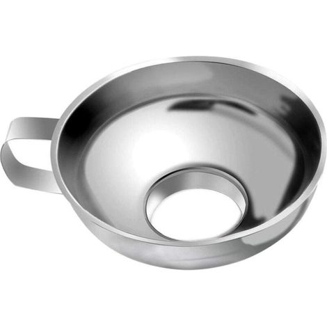 Trichter aus Edelstahl mit breiter Öffnung zum Einmachen, Küchenutensilien, Gadgets, Trichter mit Griff für Marmelade, 10,5 cm (1/5)
