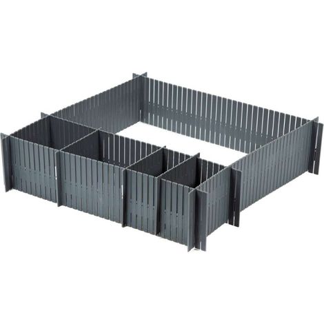 Compactor Free - Organizzatore per cassetto 44x10 cm, grigio RAN7033 (1/5)