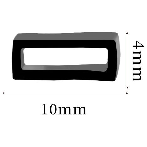 Joint isolant adhesif pour fenetre et porte 10×4 mm 12 m au total 2×6 m mousse creuse etanche au vent anti bruit anti poussiere noir (1/3)