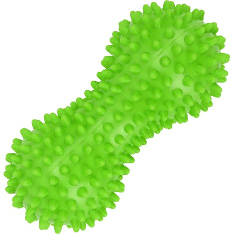 Balle de massage à picots PVC pour détente musculaire et fasciale - Récupération sportive et bien-être - Yoga Pilates - Vert (1/5)