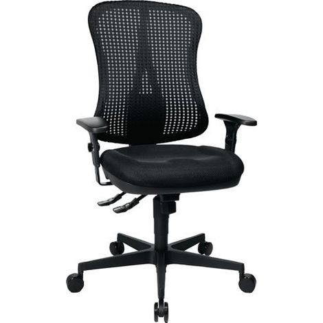 Silla  giratoria  de  oficina  Head  Point  SY  con  mecanismo  sincronizado  negro/negro  390-510mm (1/3)