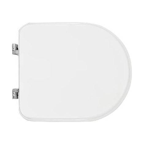 SEDILE WC PER KERASAN VASO FLO 48 FORMA 6 Misura: Bianco - Cerniere C espansion