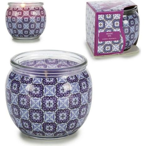 Juego de 12 velas aromáticas en vaso de cristal - SPA (1/5)